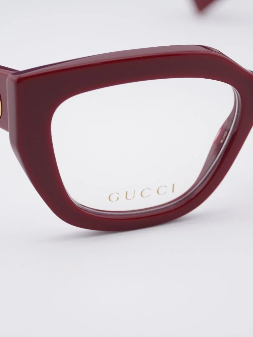 Gucci GG1847O 003 Cat Eye Eyeglasses 53mm - Bordeaux